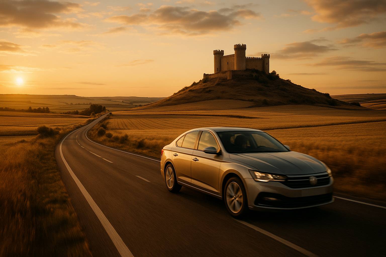 Rutas para descubrir castillos medievales en coche por Castilla y León