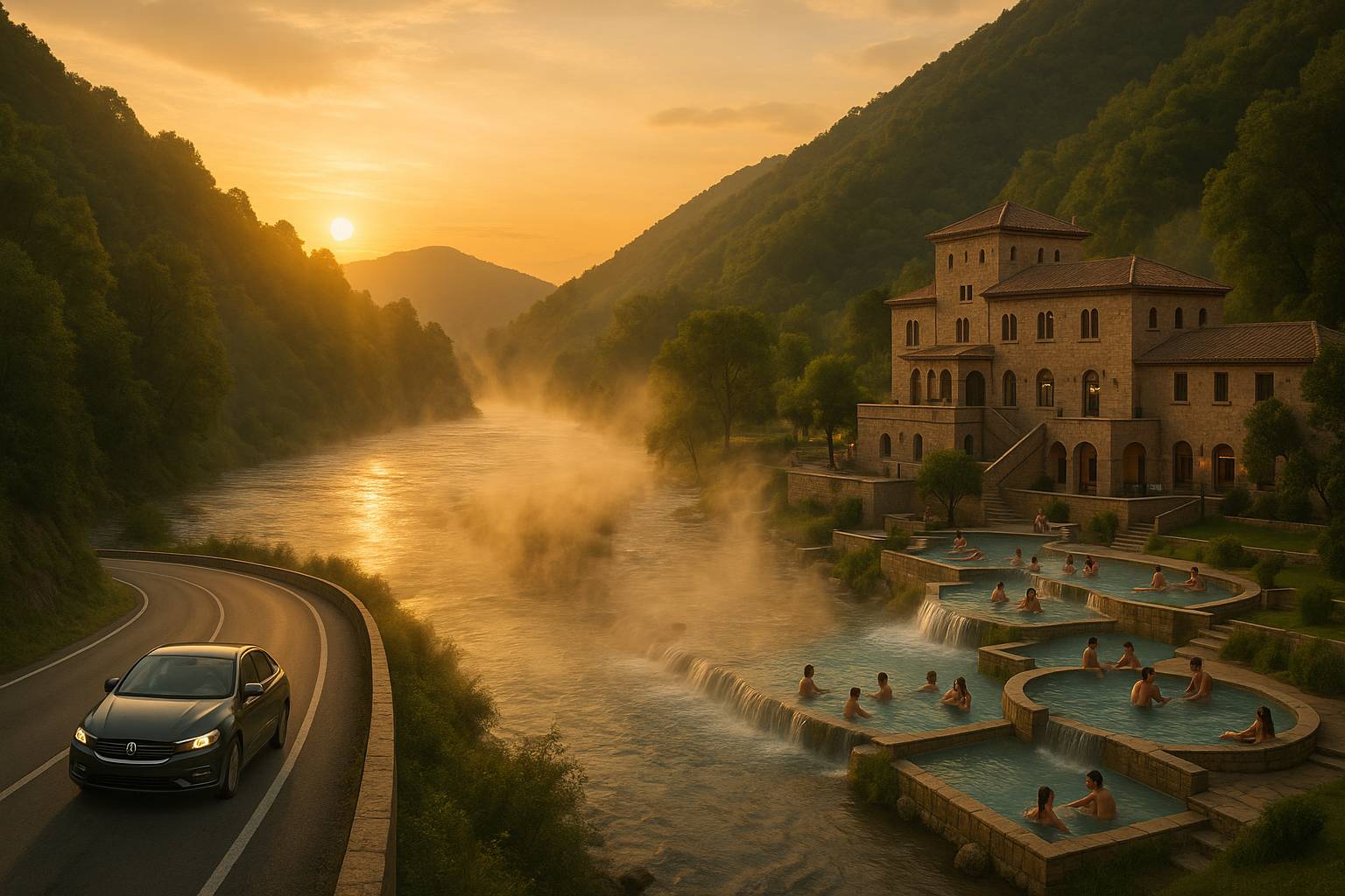 Rutas termales en España para disfrutar del coche y el relax