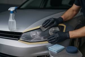 Cómo limpiar los faros amarillentos del coche y recuperar su brillo